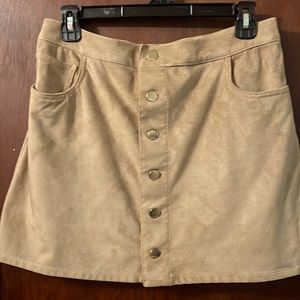Express Jeans faux suede size six miniskirt